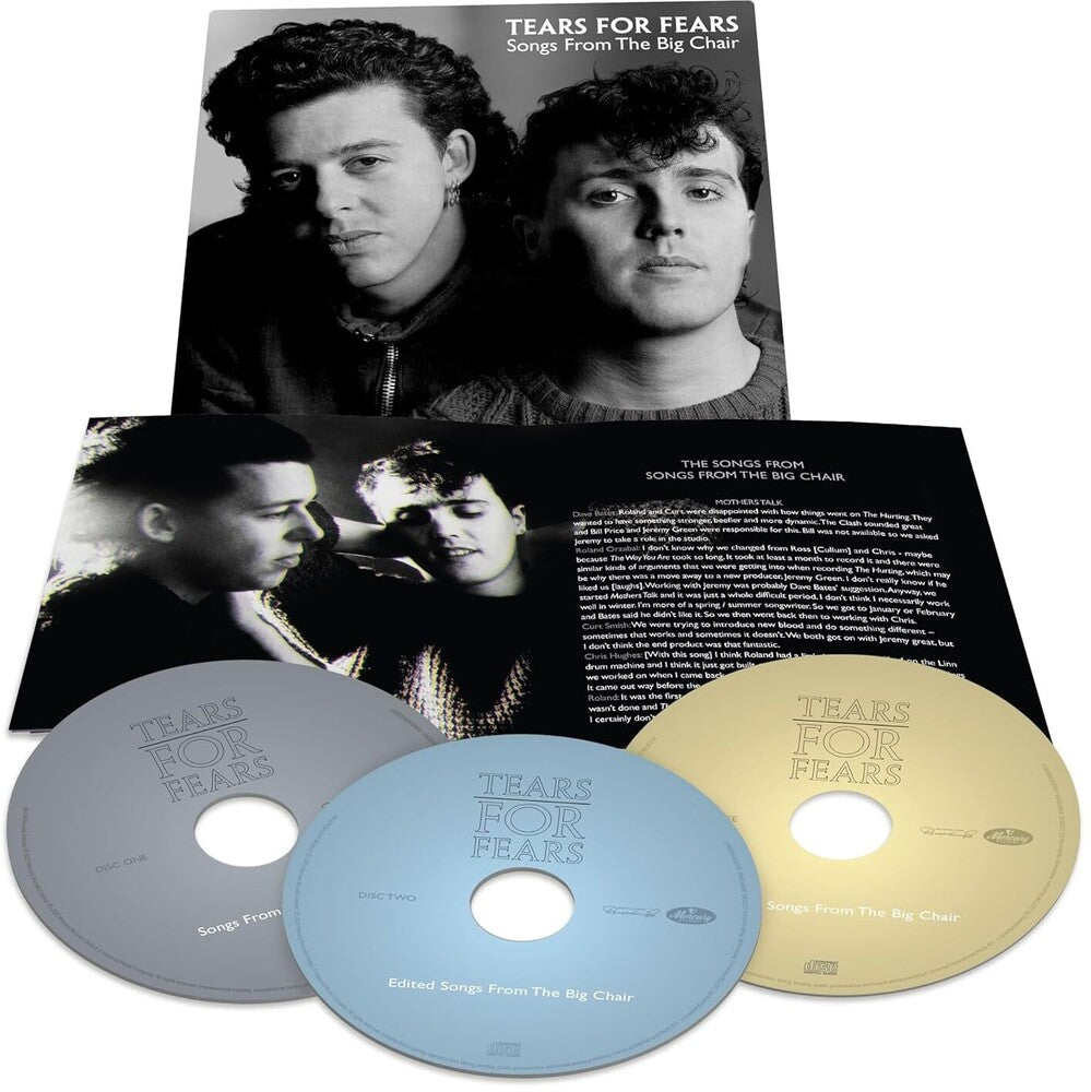 the album cover for Tears For Fears - Songs From The Big Chair