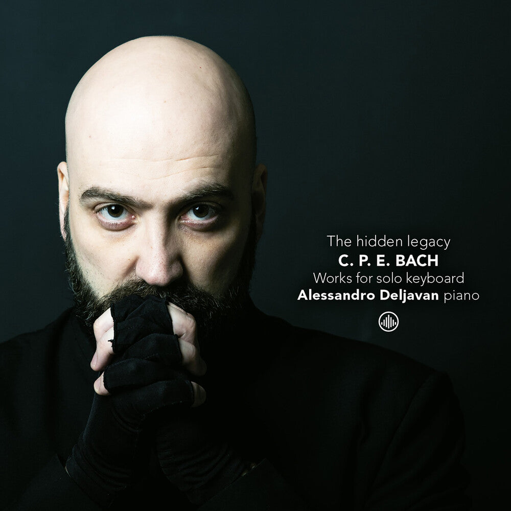 the album cover for Alessandro Deljavan - Hidden Legacy - Works For Solo Keyboard
