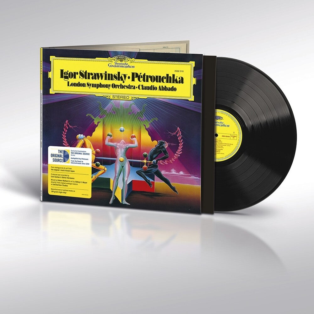 the album cover for Stravinsky / Claudio Abbado / London Symphony Orch - Stravinsky: Petrushka (Blk) (Uk)