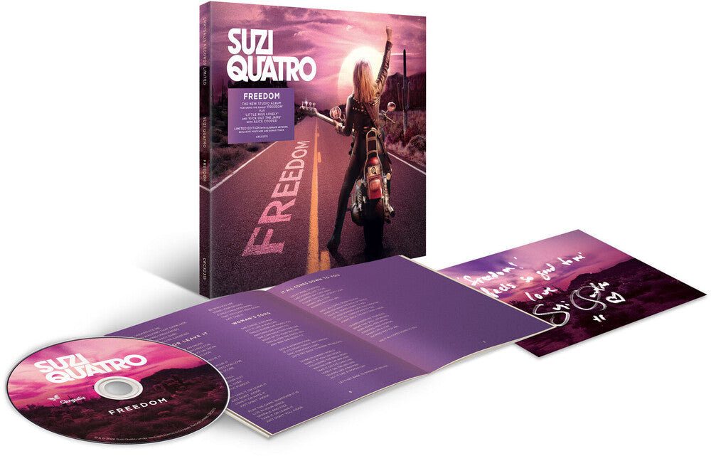 the album cover for Suzi Quatro - Freedom