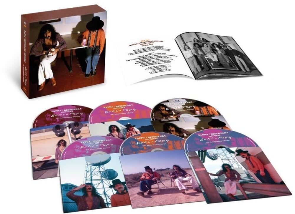 the album cover for Frank Zappa / Captain Beefheart / Mothers - Bongo Fury (Box) (Wbr) (Aniv)