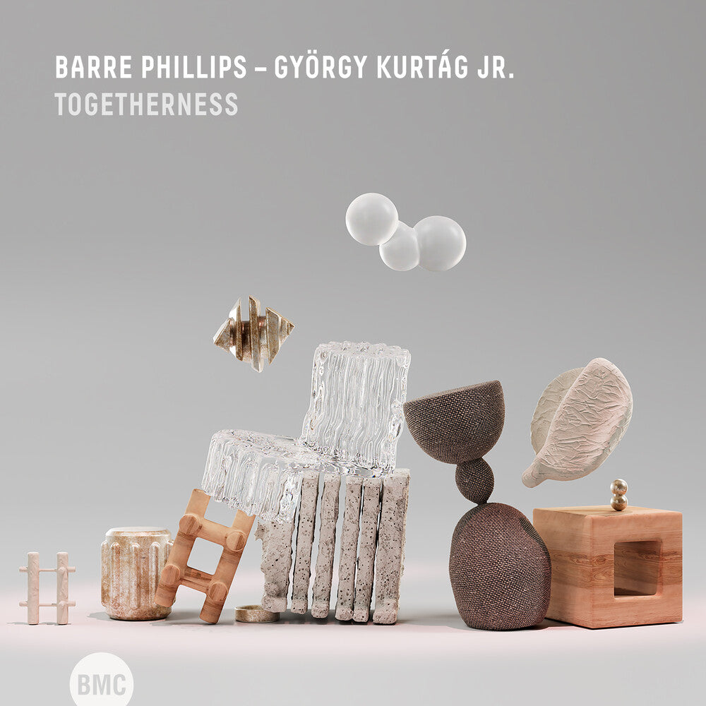 the album cover for Barre Phillips / Kurtag,Gyorgy Jr - Togetherness