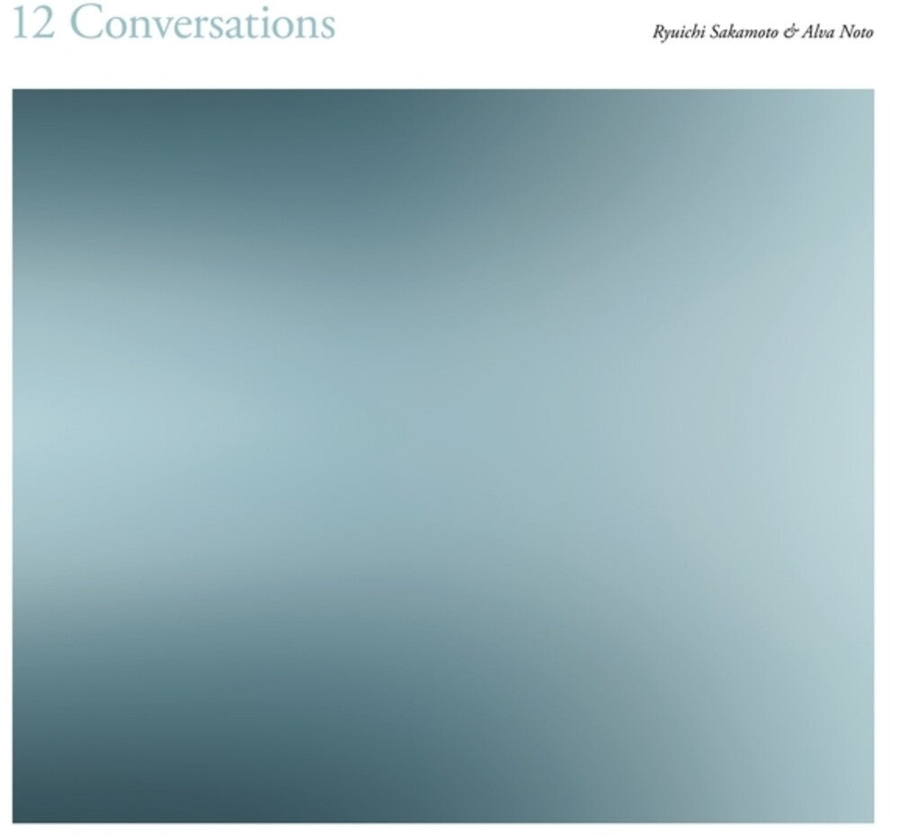 the album cover for Alva Noto / Sakamoto,Ryuichi - 12 Conversations