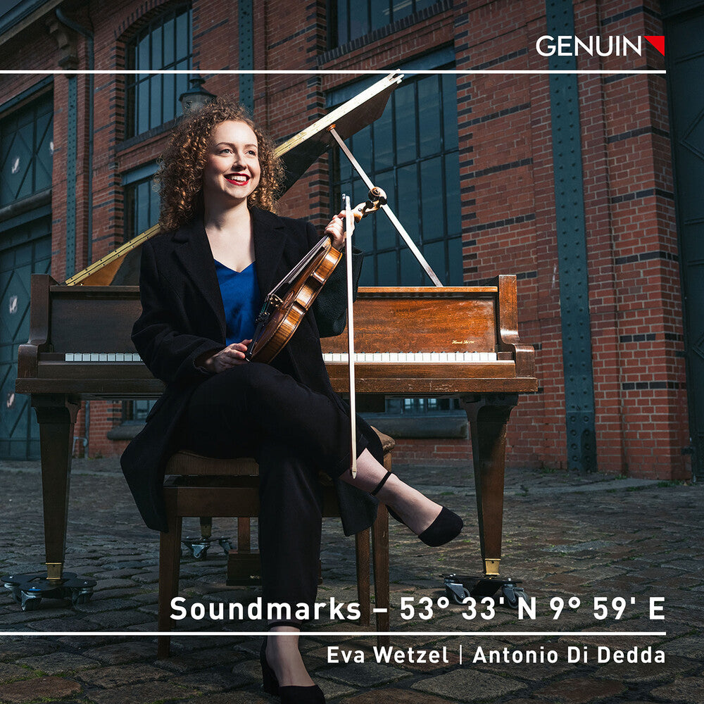 the album cover for Eva Wetzel - Soundmarks - 53 33 N 9 59 E