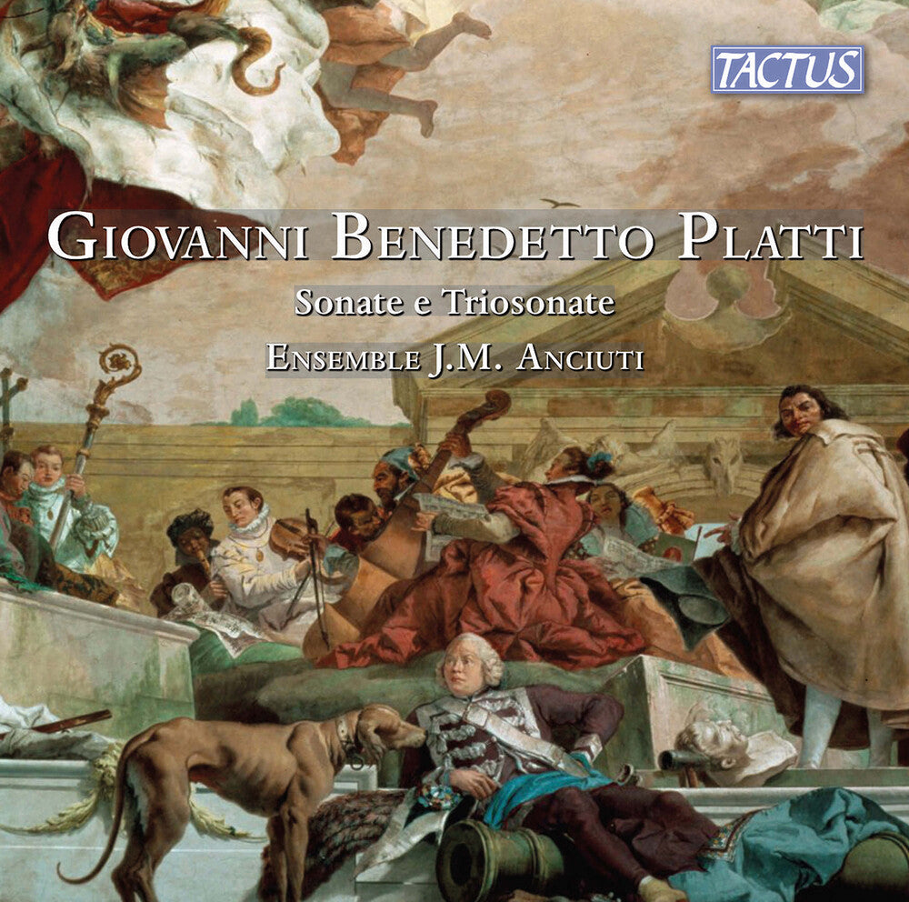 the album cover for J.M.,Ensemble - Platti: Sonate E Triosonate
