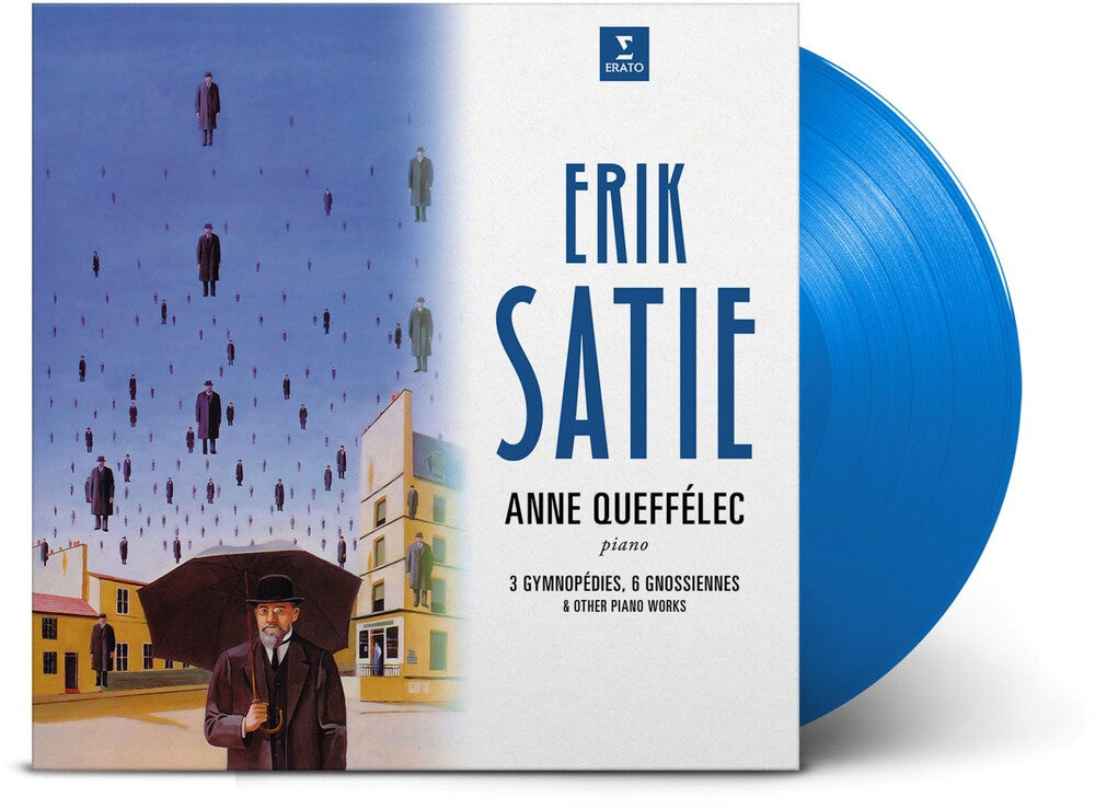 the album cover for Anne Quefelec - Satie: Gymnopedies & Gnossiennes - Blue (Blue)
