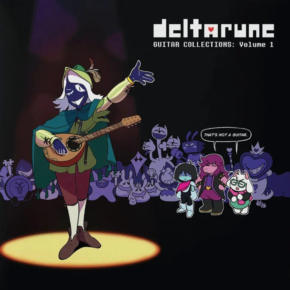 the album cover for Geoffrey Day - Deltarune Guitar Collections: Volume 1 (heal Prayer Vinyl)