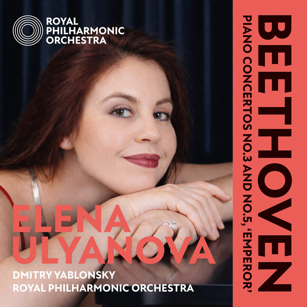 the album cover for Elena Ulyanova / Royal Philharmonic Orchestra - Beethoven: Piano Concerto No.3 And No.5, Emperor
