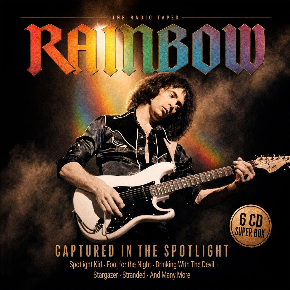 the album cover for Rainbow - Captured In The Spotlight (Box)