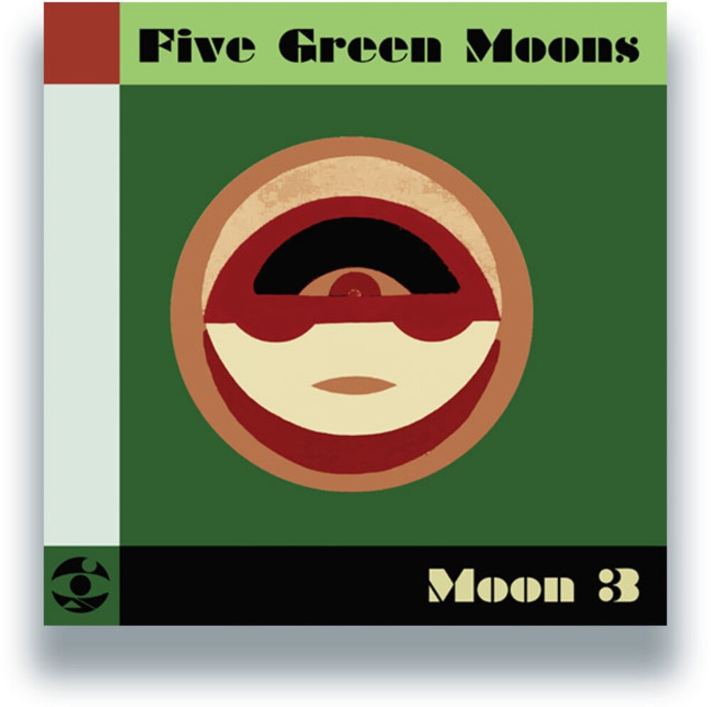 the album cover for Five Green Moons - Moon 3