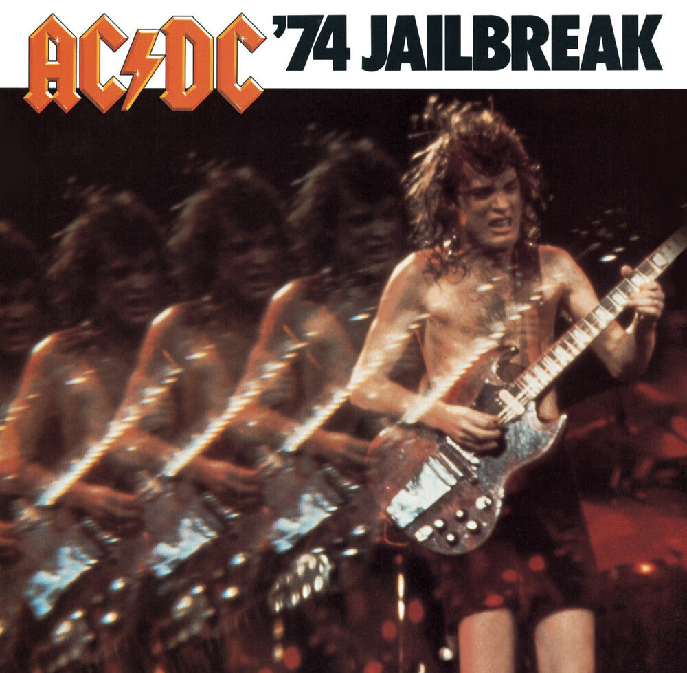 the album cover for AC/DC - 74 Jailbreak