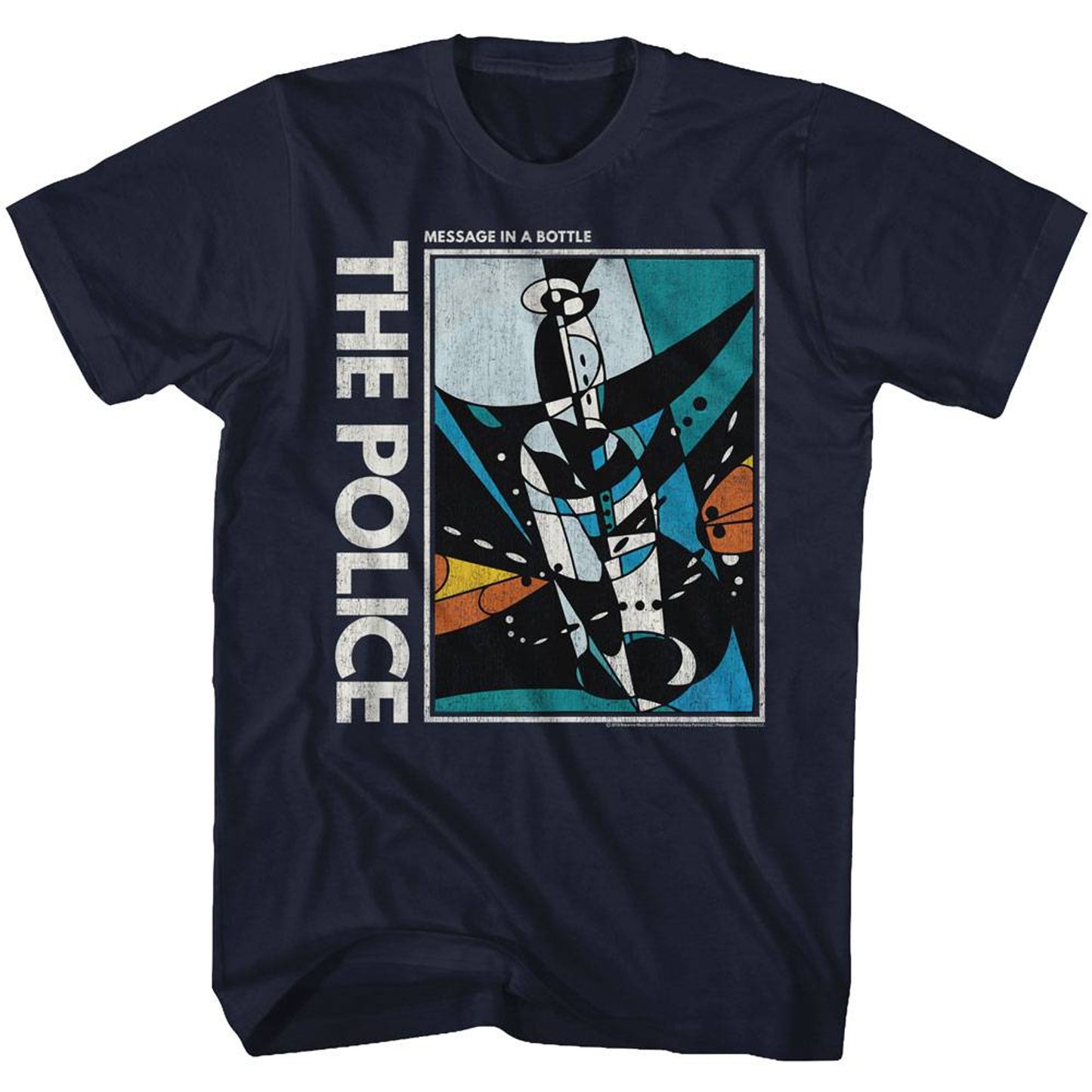 Police Message In A Bottle T-Shirt