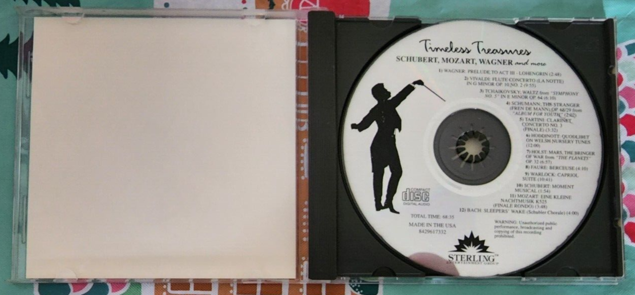 Timeless Treasures Schubert, Mozart, Wagner & More CD Sterling
