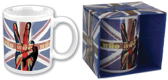 The Who Peace Fingers Coffee Mug