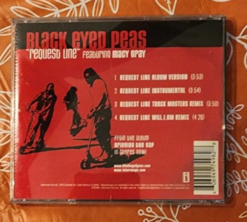 Black Eyed Peas Request Line CD Single w/ Macy Gray
