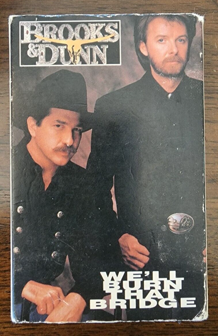 Brooks & Dunn We'll Burn That Bridge Cassette Tape Single