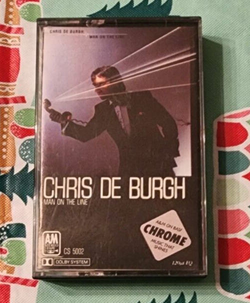 Chris De Burgh Man On The Line Cassette Tape
