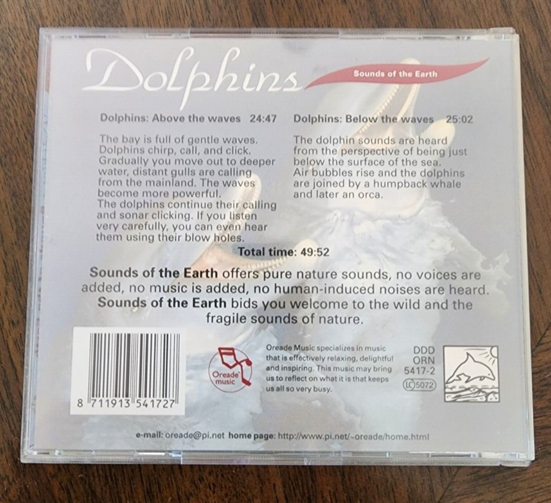 Dolphins Sounds of the Earth CD