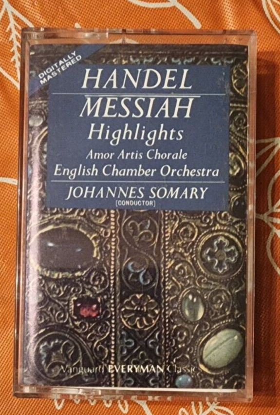 Handel Messiah Highlights English Chamber Orchestra Cassette Tape ...