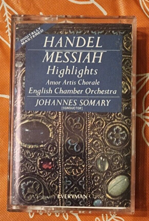 Handel Messiah Highlights English Chamber Orchestra Cassette Tape