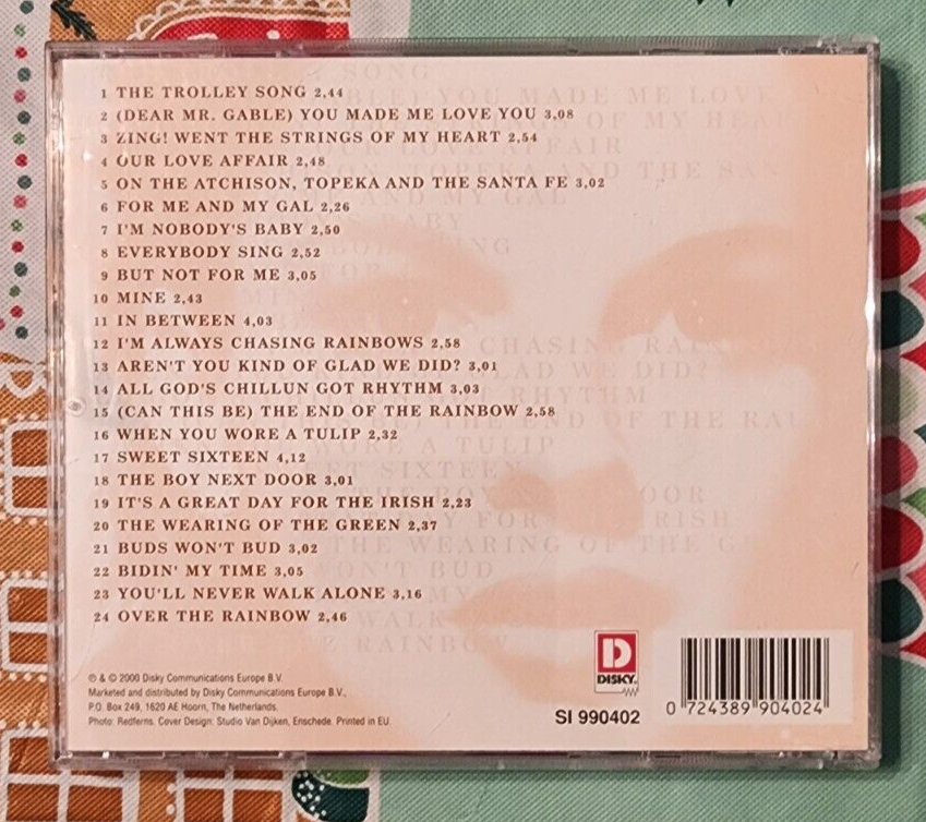 Judy Garland Over The Rainbow CD