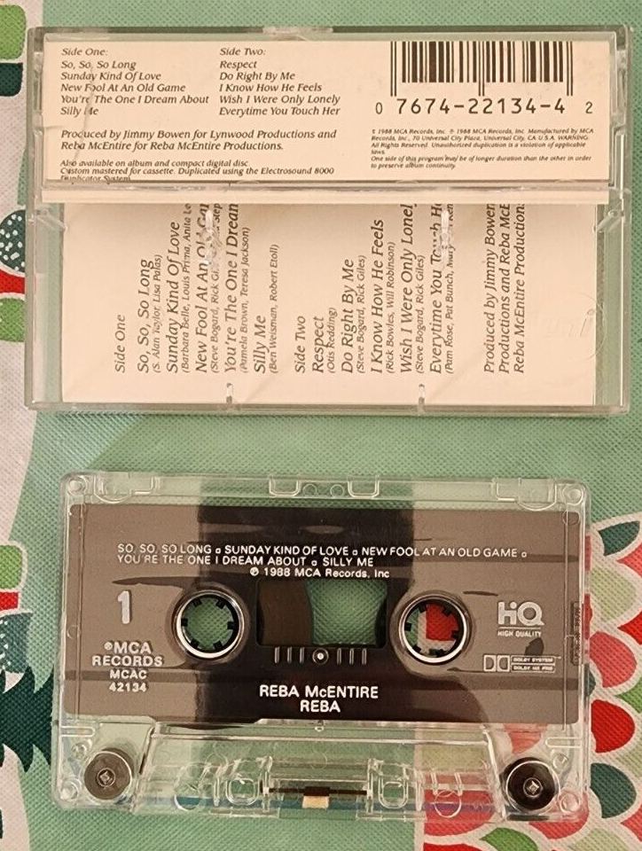 Reba McEntire Reba Cassette Tape