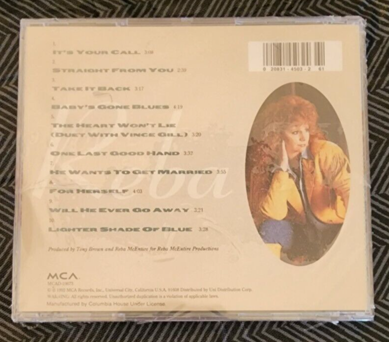 Reba McEntire It's Your Call CD