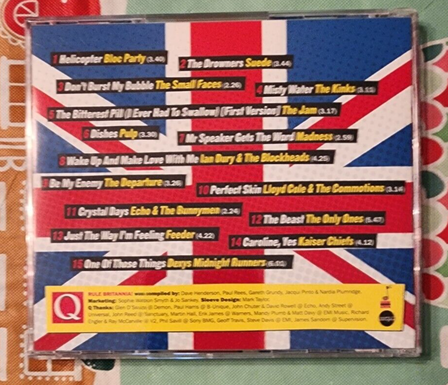 Rule Britannia! CD 40 Years of Great British Music