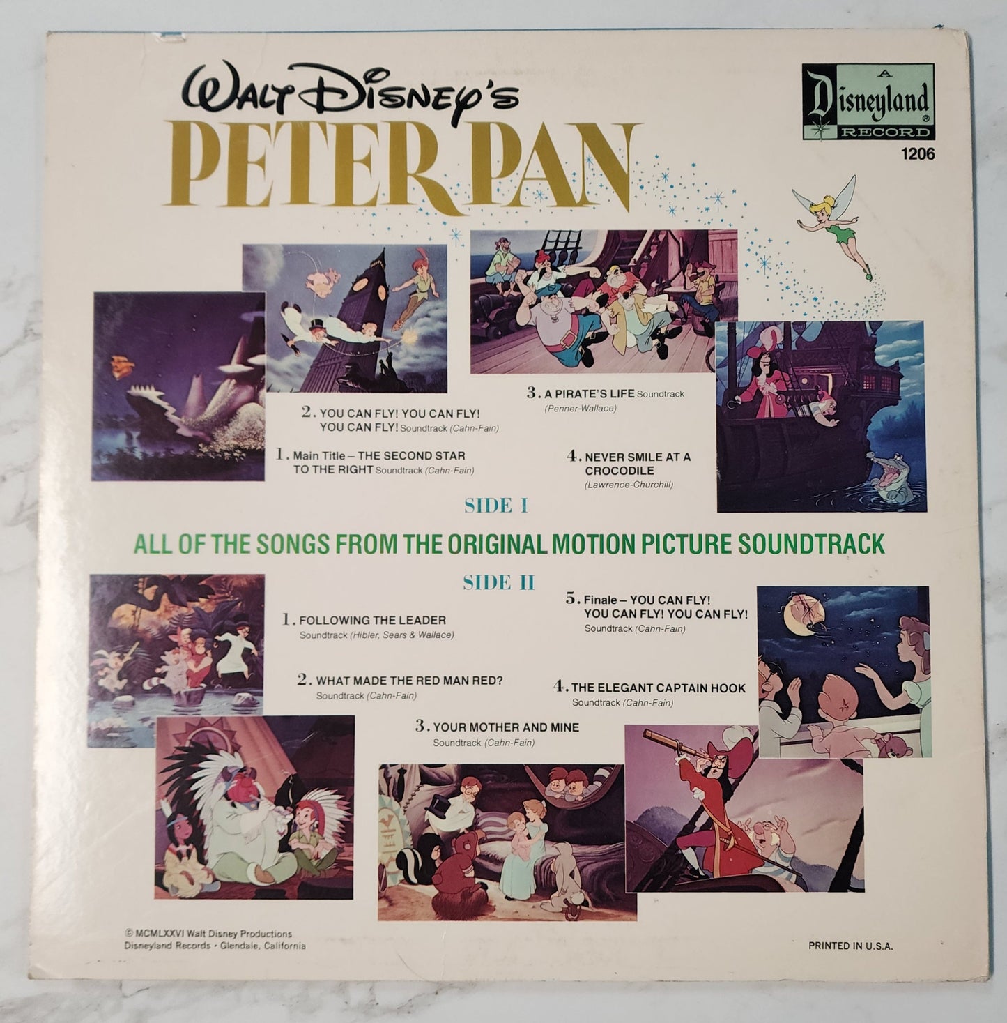 Peter Pan Vinyl Record Album