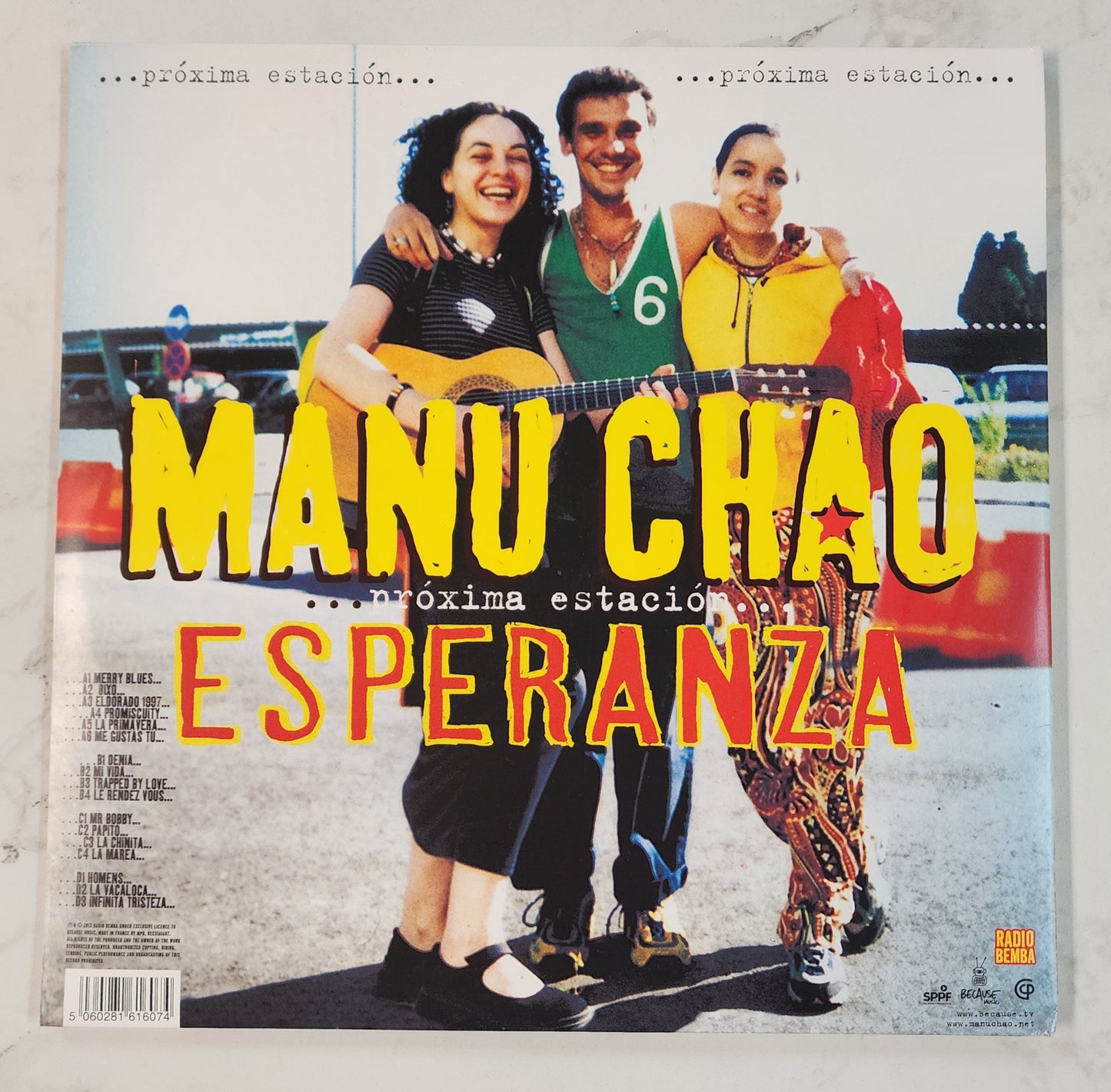 Manu Chao Proxima Estacion Esperanza Vinyl Record Album