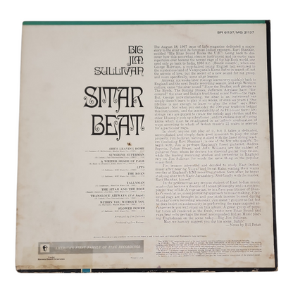 Big Jim Sullivan Sitar Beat Vinyl Record