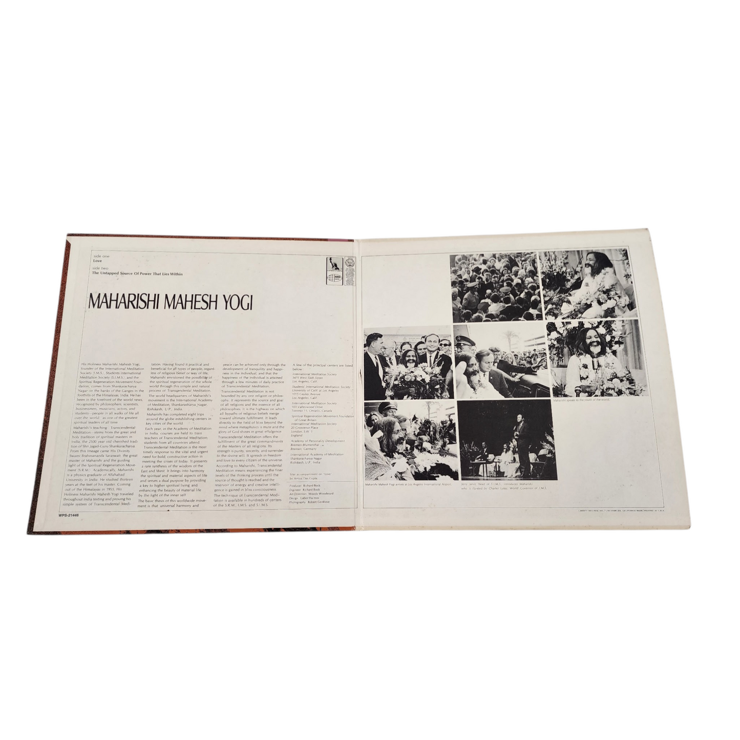 Maharishi Mahesh Yogi Vinyl Record Album