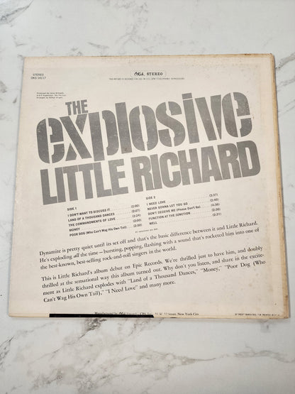 Little Richard The Explosive Little Richard Vinyl Record