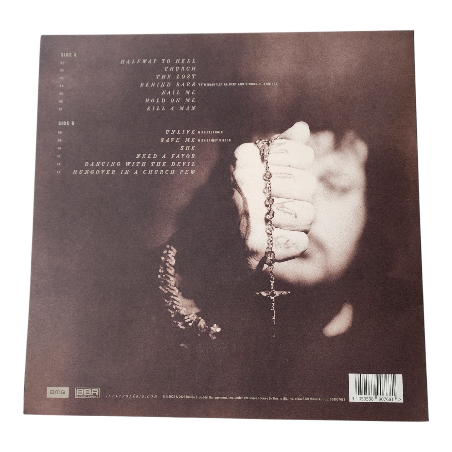 Jelly Roll Whitsitt Chapel Vinyl Record (Pre-Owned)