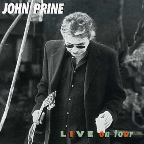 the album cover for John Prine - Live on Tour