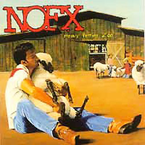 the album cover for NOFX - Heavy Petting Zoo