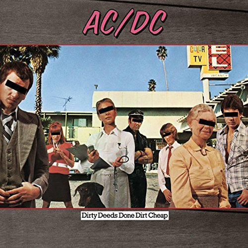 the album cover for AC/DC - Dirty Deeds Done Dirt Cheap [Import]