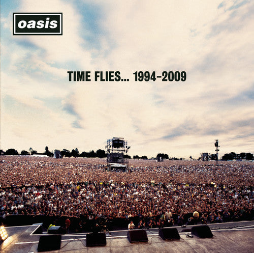 the album cover for Oasis - Time Flies...1994-2009