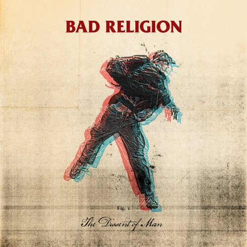 the album cover for Bad Religion - The Dissent Of Man [LP/CD]