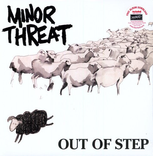 the album cover for Minor Threat - Out of Step