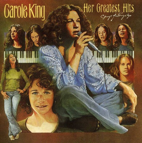 the album cover for Carole King - Her Greatest Hits [Songs Of Long Ago]