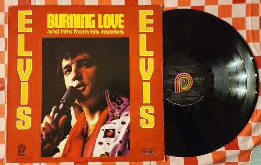 Elvis Presley Burning Love and Hits From His Movies Vinyl Record Album