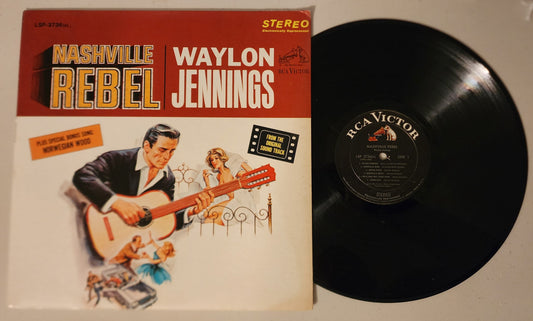 Waylon Jennings Nashville Rebel Vinyl Record Album