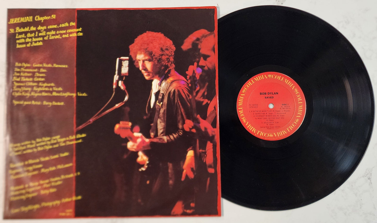 Bob Dylan Saved Vinyl Record Album