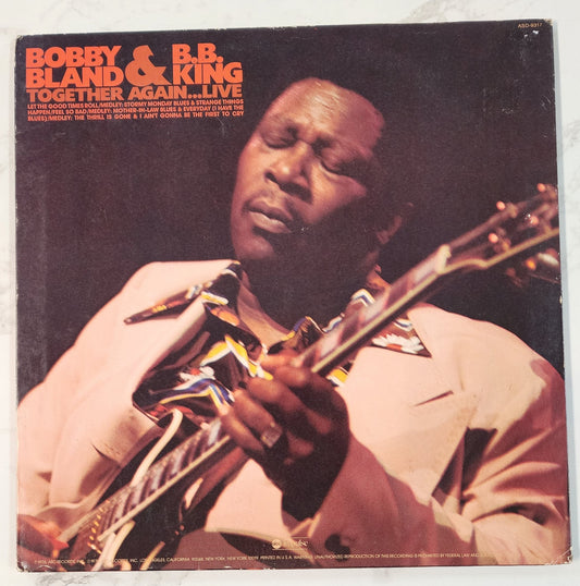 B.B. King & Bobby Bland Together Again Live Vinyl Record Album