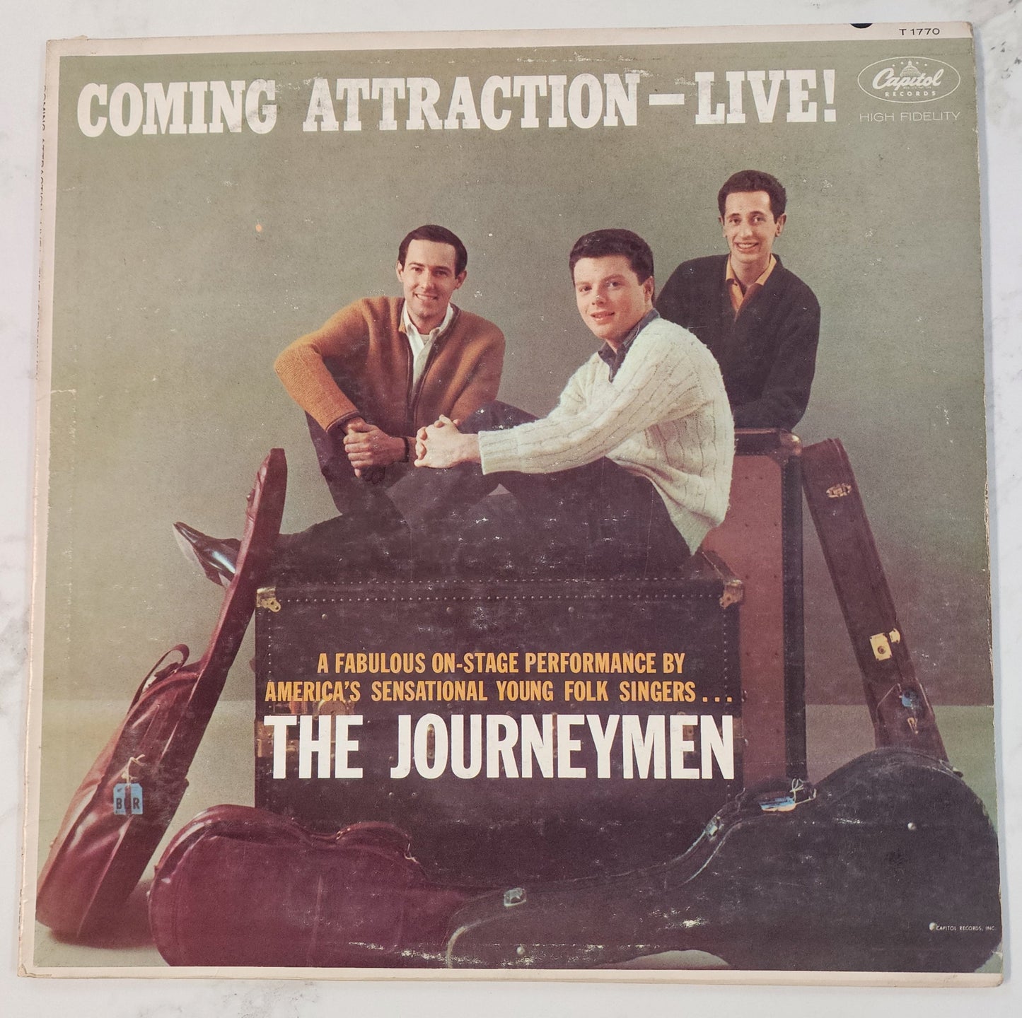 Journeymen Coming Attraction Live Vinyl Record Album