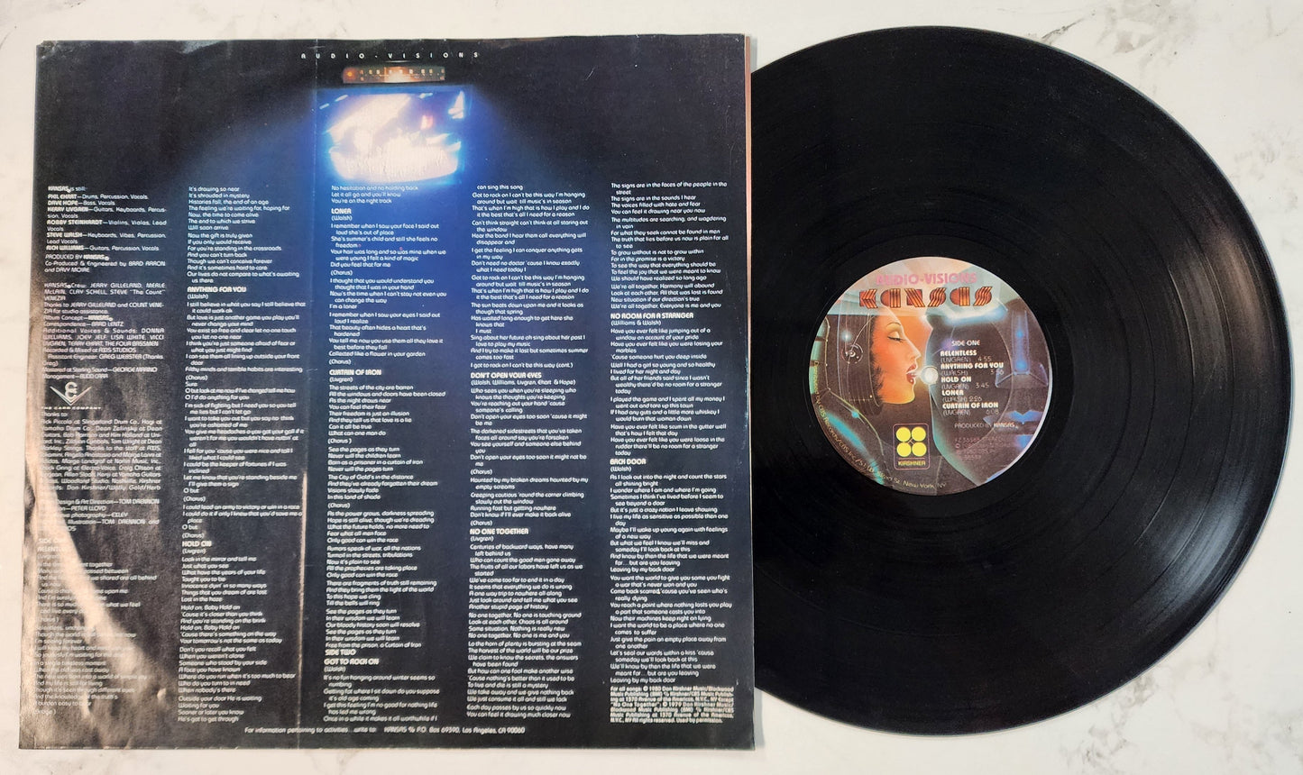 Kansas Audi-Visions Vinyl Record Album