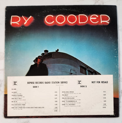 Ry Cooder Self Titled Vinyl Record Album