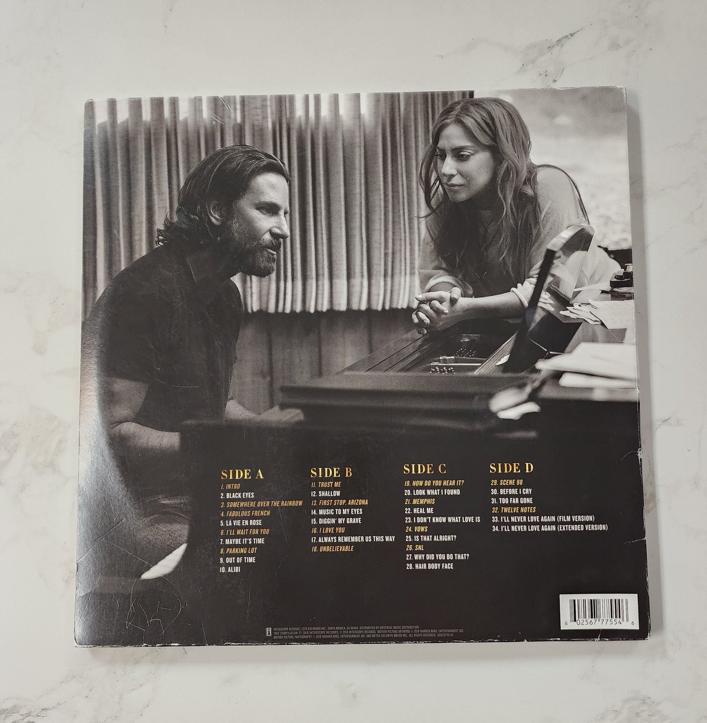 A Star is Born Soundtrack Vinyl Record Album