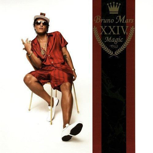 the album cover for Bruno Mars - 24k Magic [LP]